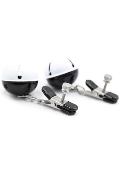 Fetish Addict Nipple Clamps With Bell - Brustwarzenklammern 1