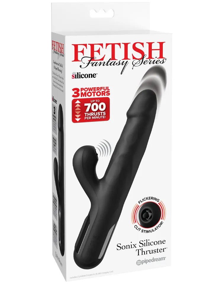 Fetish Fantasy Series Sonix Silicone Thruster - Rabbit vibrator 5