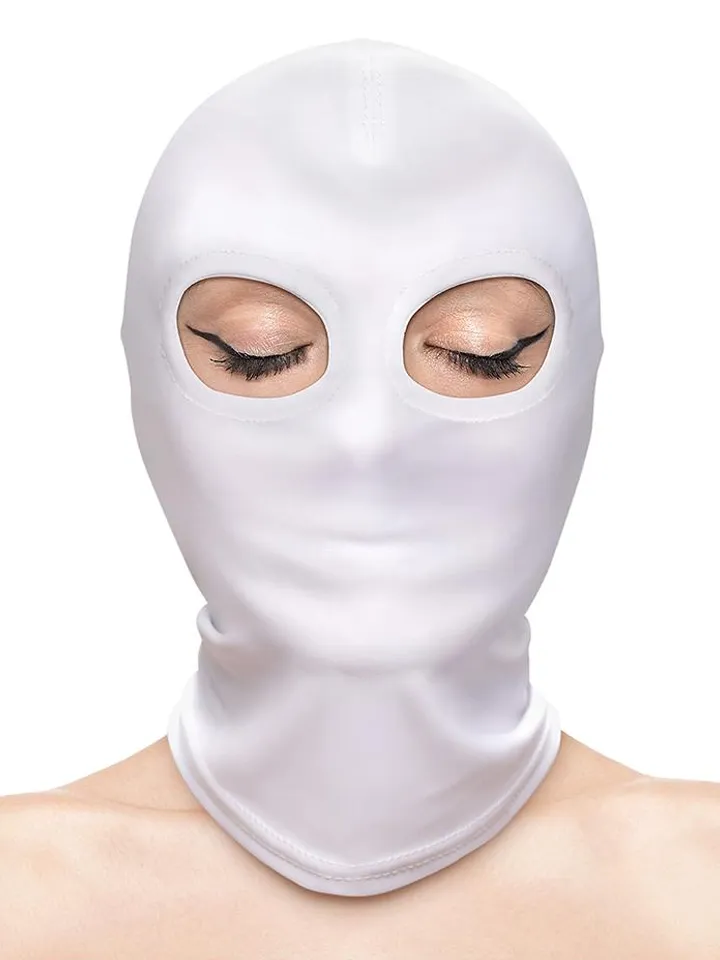 Fetish & Fashion Eyes Hood White - BDSM mask 1 [full]