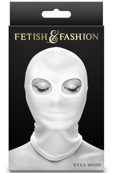 Fetish & Fashion Eyes Hood White - BDSM mask 2
