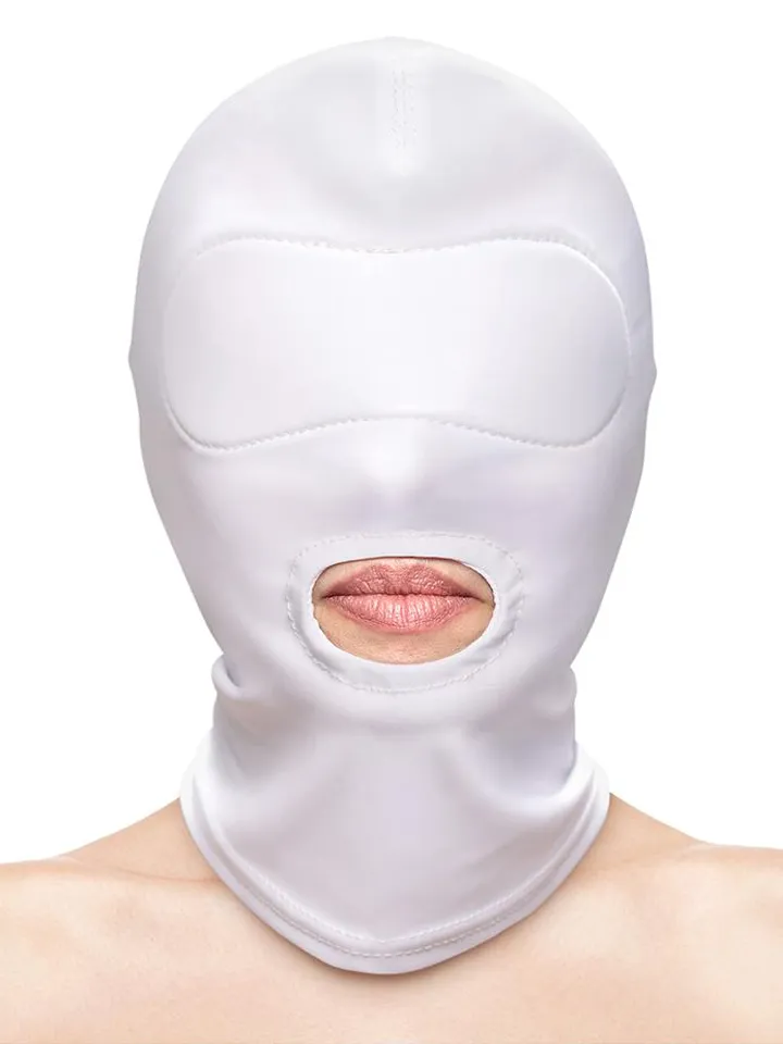 Fetish & Fashion Mouth Hood White - BDSM mask 1 [full]