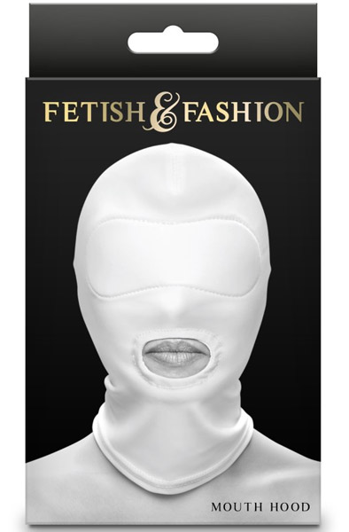 Fetish & Fashion Mouth Hood White - BDSM mask 2