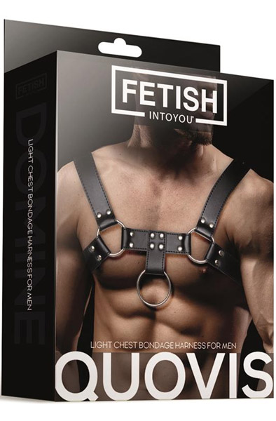 Fetish Quovis Light Chest Bondage Harness - Bondage-Set 1
