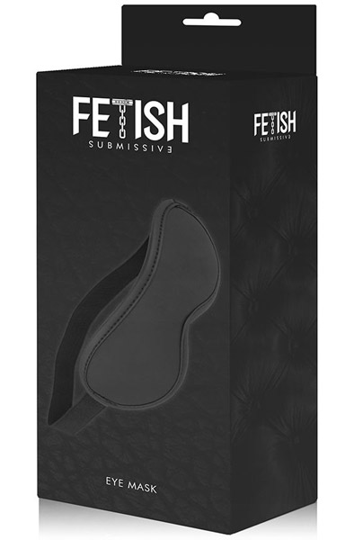 Fetish Submisive Vegan Leather Mask - Augenbinde 2