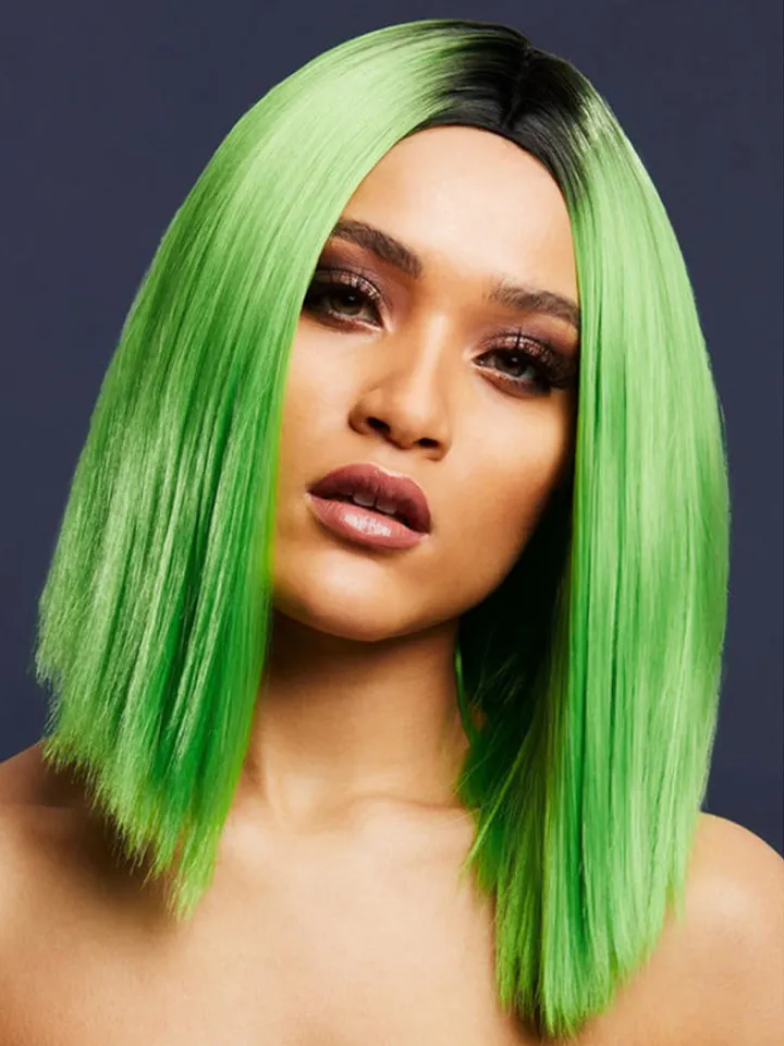 Fever Kylie Wig Two Toned Blend Lime Green - Wig 1 [full]