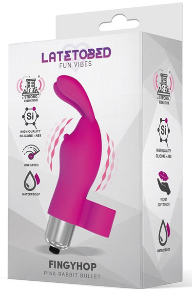 Fingyhop Pink Rabbit Bullet - Finger-Vibrator 2
