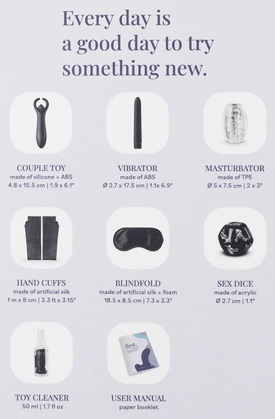 First. Together [S]Experience Starter Set - Couples sex toy kit 2