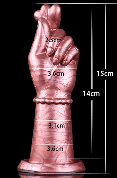 Fist Impact Finger Heart Plug 15 cm - Fisting Hand 7
