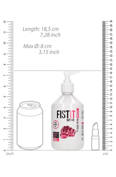 Fist-It Waterbased Sliding Butter 500 ml - Gleitmittel für Fisting / Analsex 3