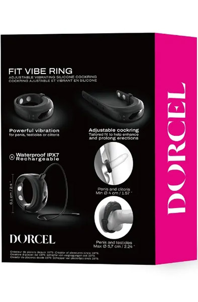 Fit Vibe Ring Adjustable Vibrating Cockring - Vibrierender Penisring 5