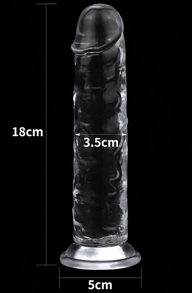 Flawless Clear Dildo 18 cm - Dildo 2