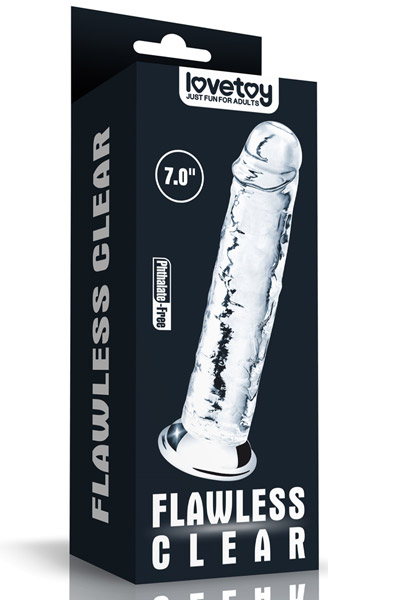 Flawless Clear Dildo 18 cm - Dildo 4