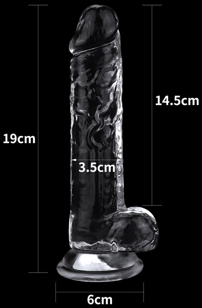 Flawless Clear Dildo 19 cm - Dildo 2