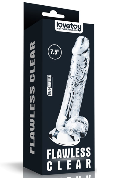 Flawless Clear Dildo 19 cm - Dildo 4