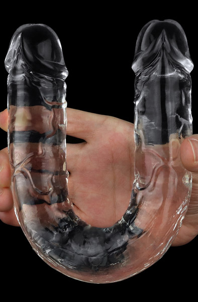 Flawless Clear Double Dildo 30 cm - Doppel-Dildo 2