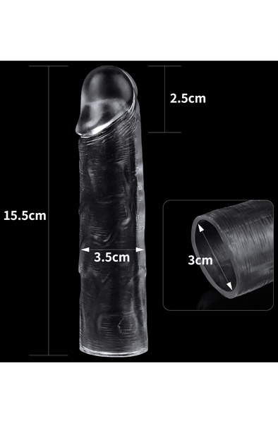 Flawless Clear Penis Sleeve - Penisverlängerung/Penishülle 2