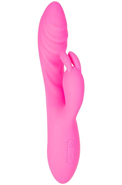 Flexible Ribbed Rabbit Vibrator Pink - Rabbit-Vibrator 1
