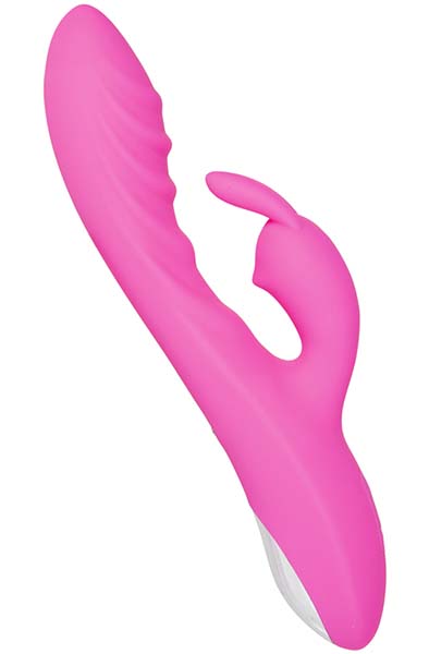 Flexible Ribbed Rabbit Vibrator Pink - Rabbit-Vibrator 2
