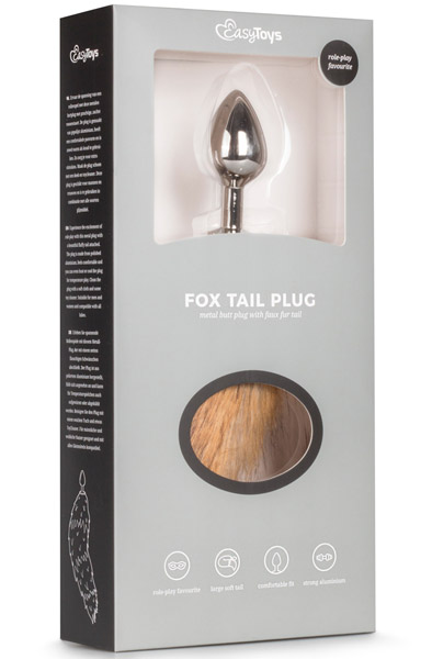 Fox Tail Plug No. 2 Silver - Analplug in Tierform 3