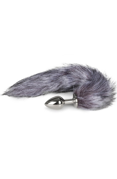 Fox Tail Plug No. 6 Silver - Analplug in Tierform 2