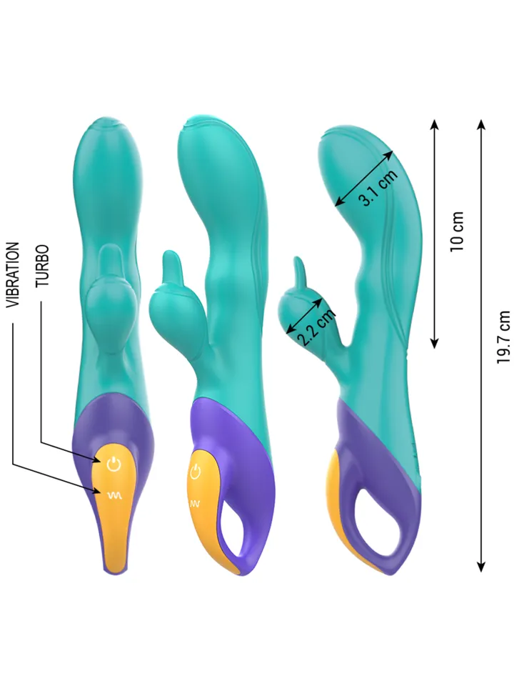 Fred Rabbit Vibrator Blue - Rabbit vibrator 3