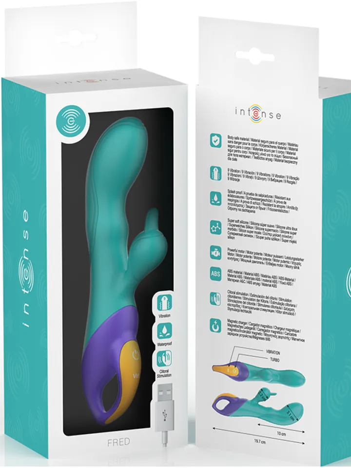 Fred Rabbit Vibrator Blue - Rabbit vibrator 4