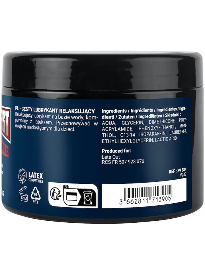 Fuck & Fist Extreme Hybrid Lube 500 ml - Fisting/anal lubricant 2