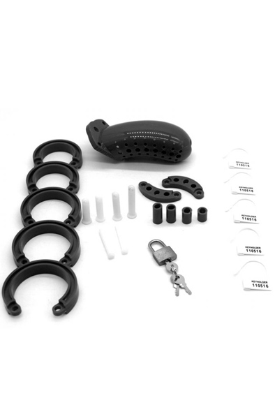 FUKR Chastity Cage Perf Black - Keuschheitskäfig 2