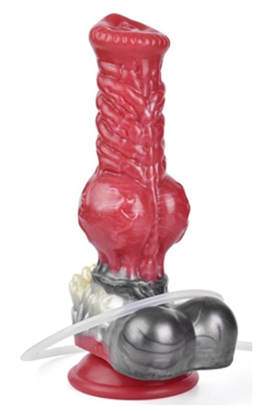 Furry Ejaculator Wolf Squirt Dildo 21 cm - Drachen-Dildo 4