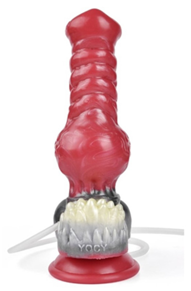 Furry Ejaculator Wolf Squirt Dildo 21 cm - Drachen-Dildo 5