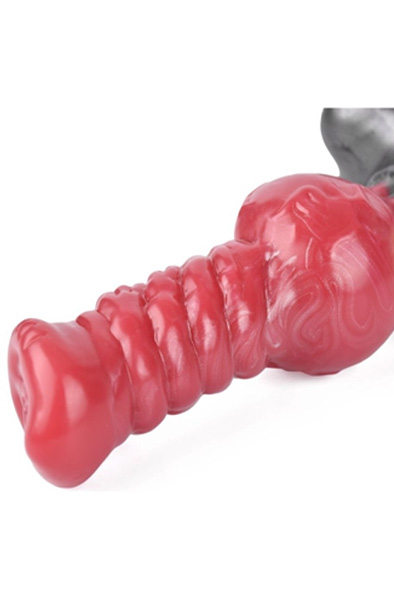 Furry Ejaculator Wolf Squirt Dildo 21 cm - Drachen-Dildo 7