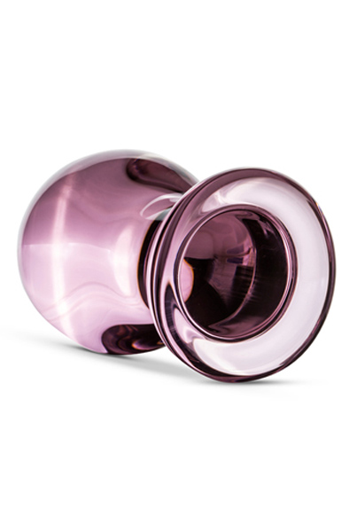Gildo Glass Buttplug Pink - Glass anal plug 2