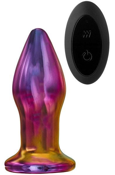 Glamour Glass Remote Vibe Plug - Analplug aus Glas 1