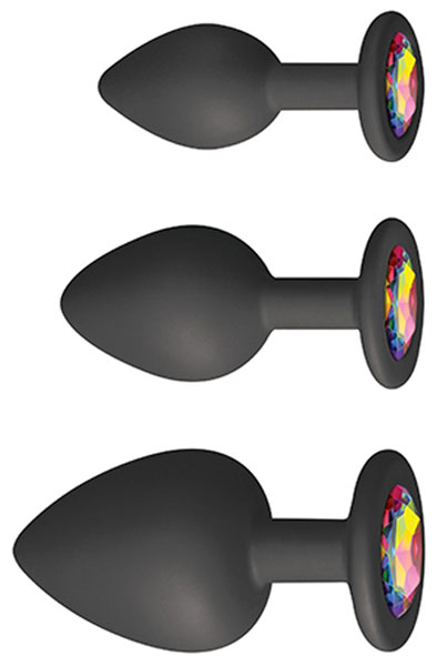 Glams Spades Trainer Kit Black - Analplug Set 1