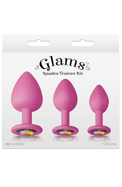 Glams Spades Trainer Kit Pink - Analplug Set 2