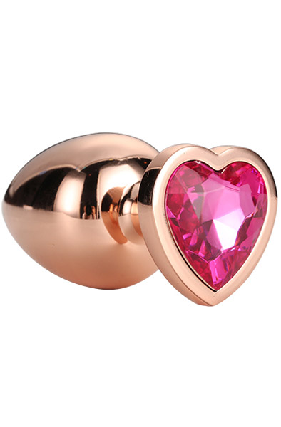 Gleaming Love Rose Gold Plug Small - Analplug aus Metall 2