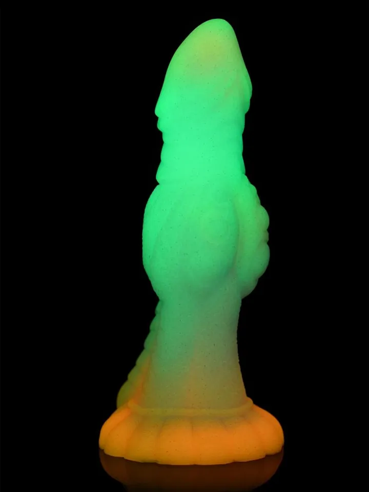Glow-In-The-Dark Alien Dildo 21,6 cm - Dragon dildo 2 [full]