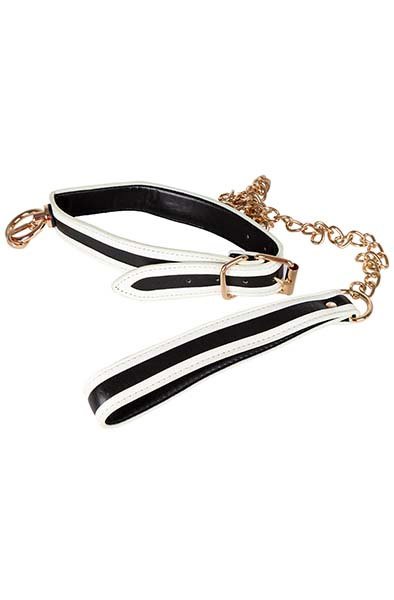 Glow-in-the-Dark Collar with Leash - Halsband & Leine 1