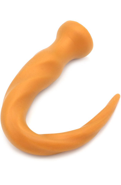Gold Play Twist Small 45cm Ø5,5cm - Extra langer Anal-Dildo 2