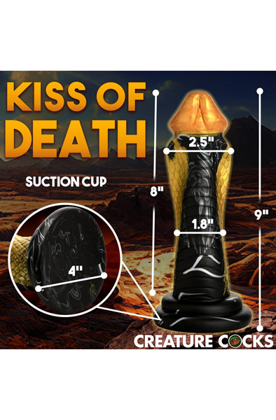 Golden Mamba Dildo 22,5 cm - Drachen-Dildo 5