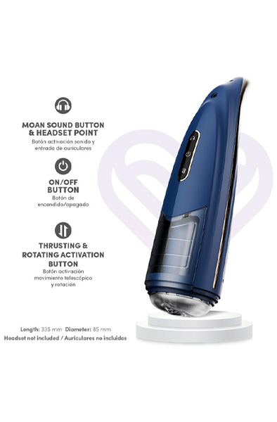 Gonex Thrusting, Rotating & Moaning Masturbator - Automatischer Masturbator 6