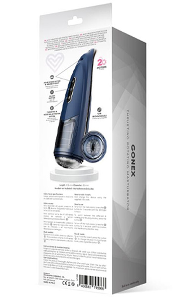 Gonex Thrusting, Rotating & Moaning Masturbator - Automatischer Masturbator 8