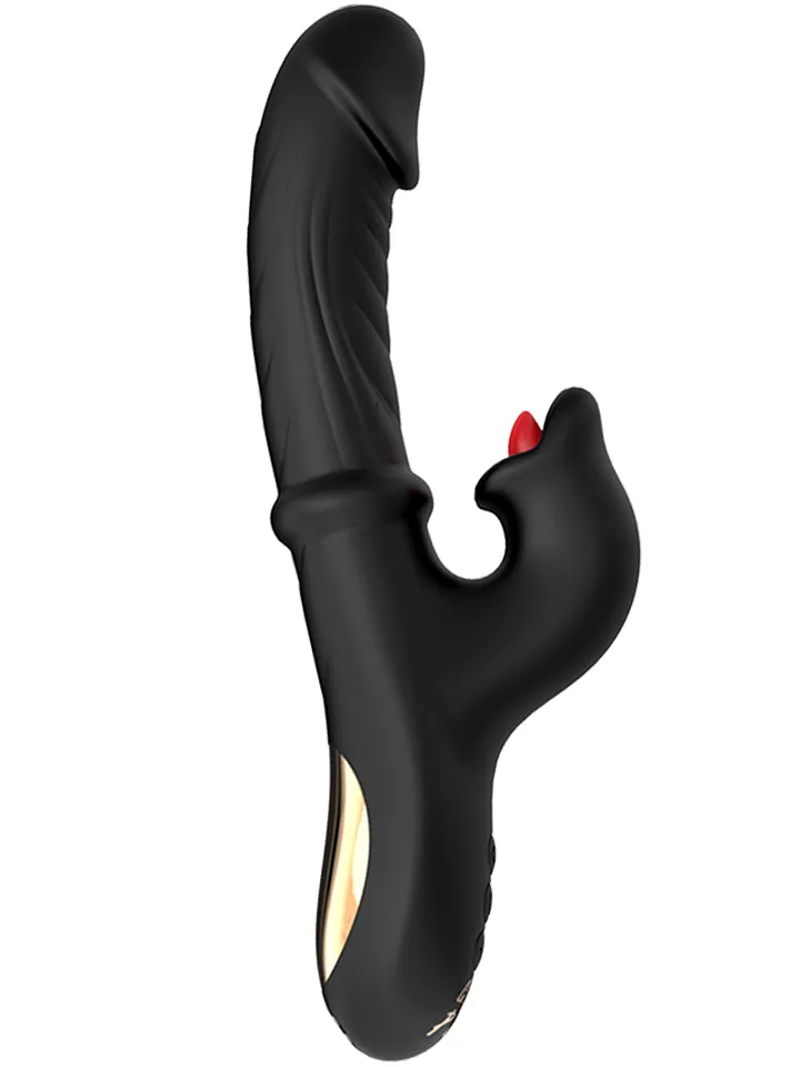 Grlpwr Envy Licking & Thrusting Vibrator - Rabbit vibrator with rotating tongue 1