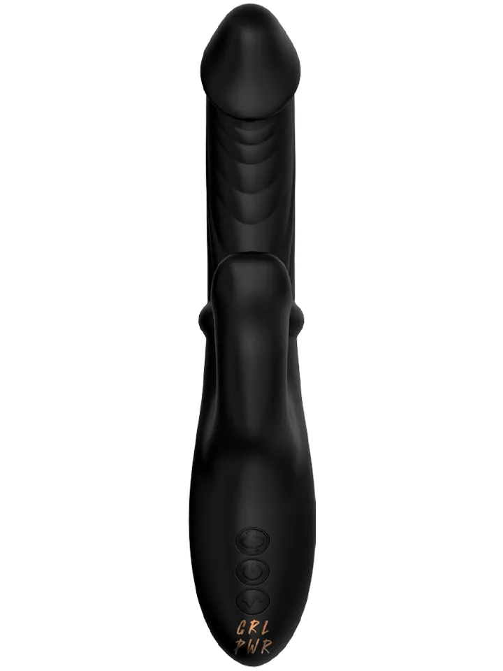 Grlpwr Envy Licking & Thrusting Vibrator - Rabbit vibrator with rotating tongue 5