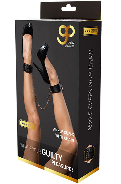 Guilty Pleasure Ankle Cuffs With Chain - Fußmanschetten 3