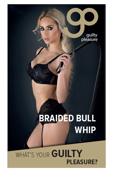 Guilty Pleasure Braided Bull Whip - BDSM Piska 2
