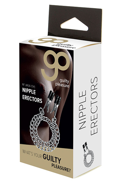 Guilty Pleasure Nipple Erectors - Brustklammern mit Kette 2