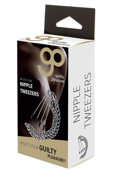 Guilty Pleasure Nipple Tweezers - Brustklammern mit Kette 2