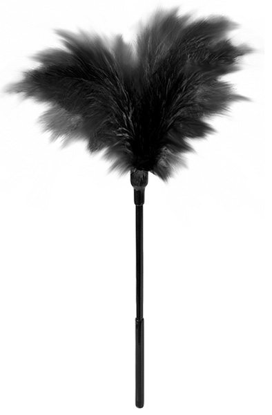 Guilty Pleasure Small Feather Tickler Black - Feder-Kitzler 1