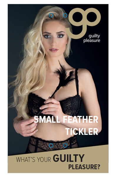 Guilty Pleasure Small Feather Tickler Black - Feder-Kitzler 2